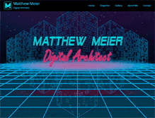 Tablet Screenshot of matthewpmeier.com
